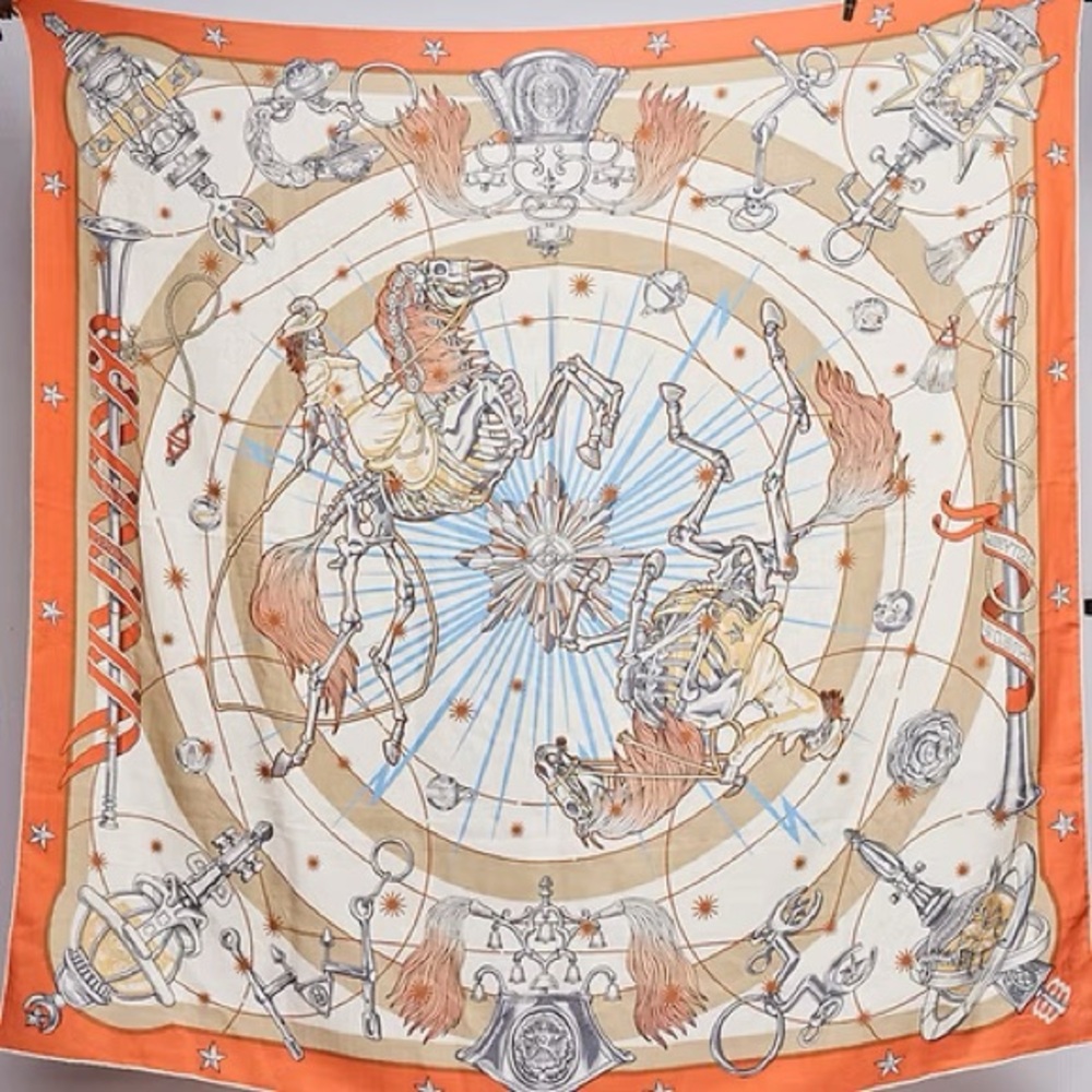 Hermès‎ Chorus Stellarum 140 shawl